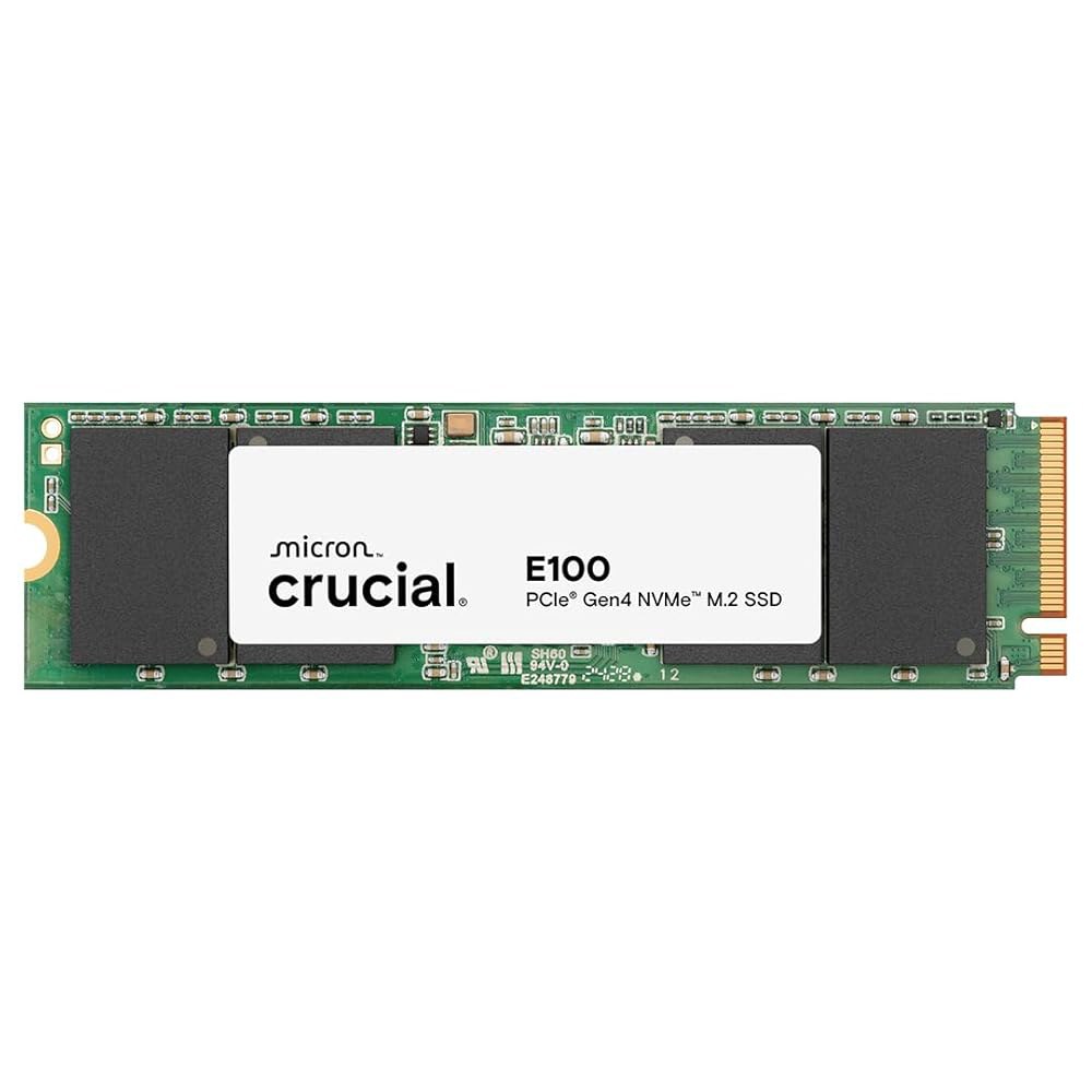 중요한 E100 SSD 480GB M.2 NVMe PCIe Gen4 내부 SSD, 최대 4,700MB/s, 노트북 및 데스크톱 호환 - CT480E100SSD8 480GB - 상품 이미지
