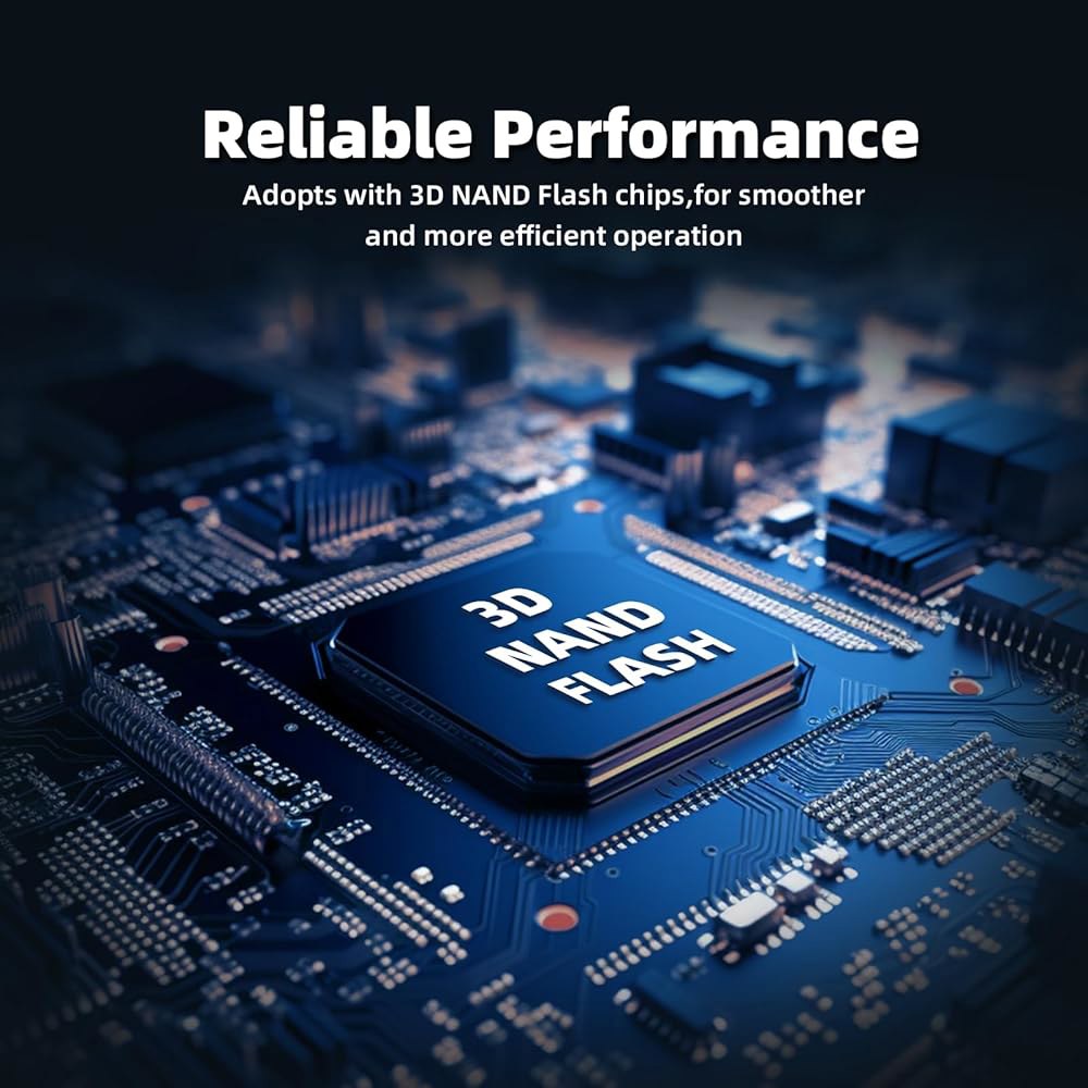KingSpec SSD 512GB, M.2 NVMe Gen3x4 2280 - 최대 2400MB/s, 3D NAND 플래시가 탑재된 내장 솔리드 스테이트 드라이브, 데스크톱 및 노트 - 상세 이미지 3