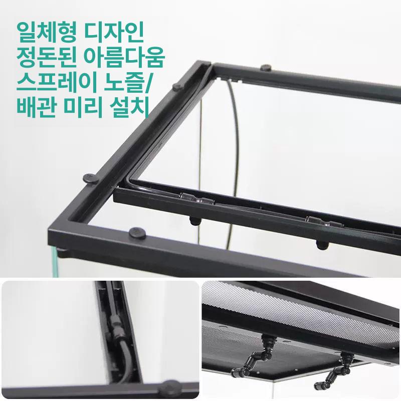 파충류 양서류 사육장 투명 테라리움 거북이 뱀 하늘다람쥐 펫 보금자리 - 상세 이미지 4
