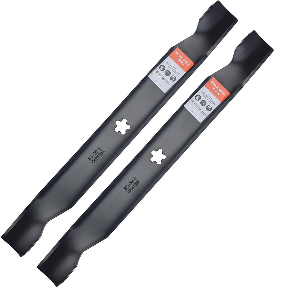 Grasscool 138971 장인용 블레이드 42인치 Mower LT1000 LT2000 T110 데크 컷 제로 턴 라이딩, 5성 장착 패턴 재현 532138971 - 상품 이미지
