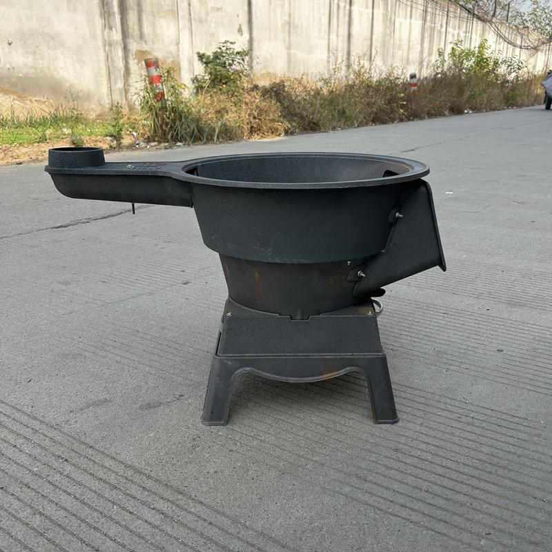 무쇠 화로대 대형 장작 캠핑용 모닥불 바비큐 숯불구이 불멍화로 드럼통 야외용 화목 - 상세 이미지 3