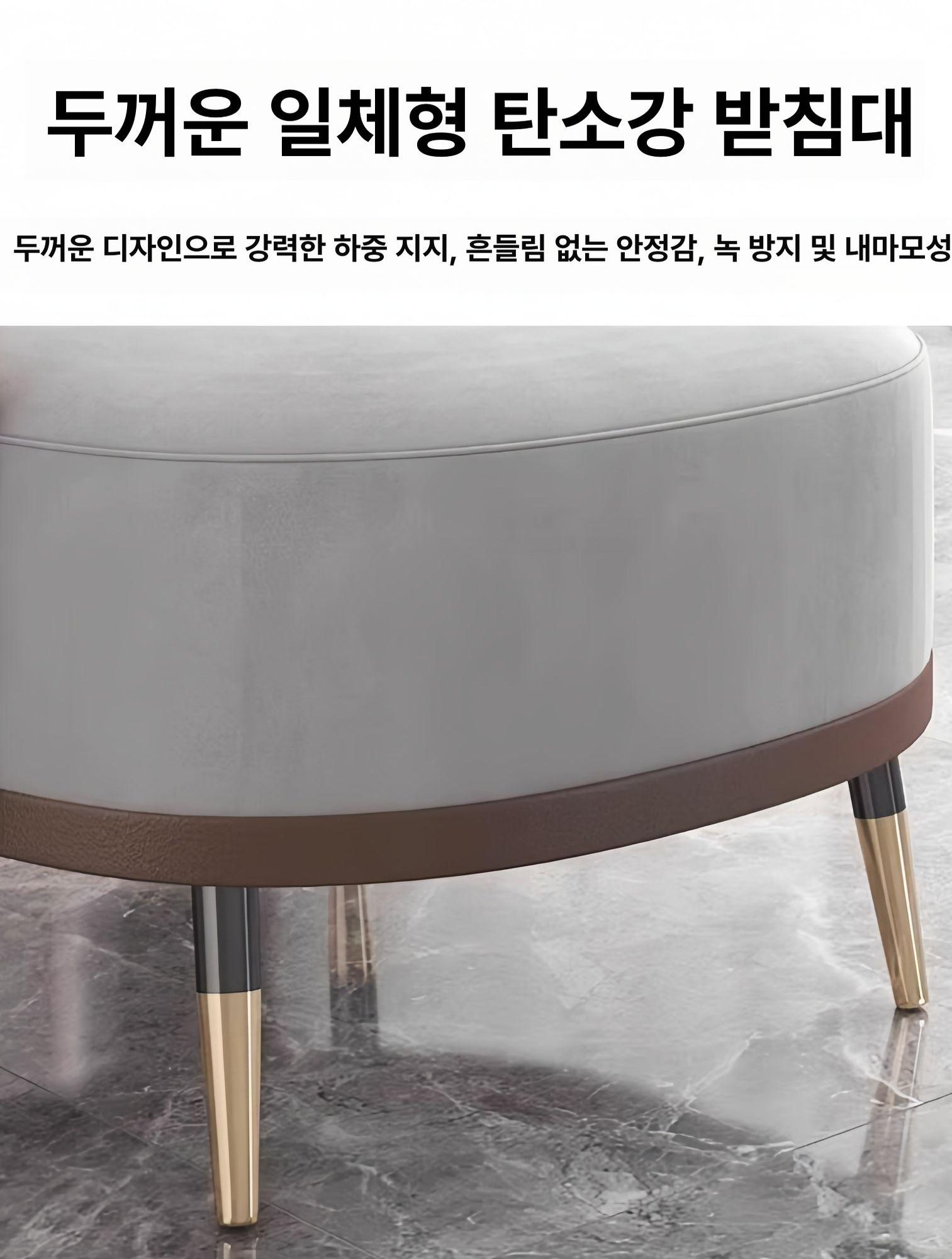 카페 티테이블 2인 세트 원형 베란다 테라스 체어 라운지 업소용 인테리어 - 상세 이미지 4