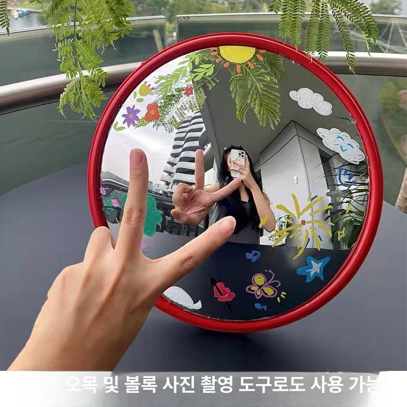 도로 반사경 스탠드 분리형 반구형 받침대 스텐 탈착식 주차장 가중 이동식 실외 국도 코너 - 상세 이미지 5