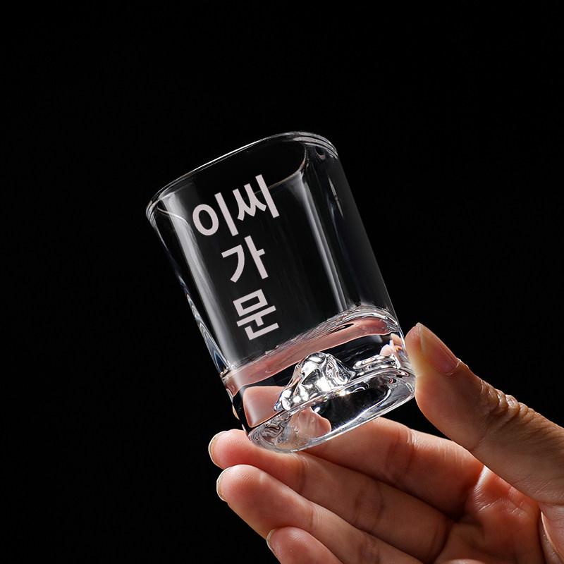핸드메이드 사케잔 육각 도쿠리 선물 유리잔 고급 전통 위스키잔 청주잔 유리술잔 - 상세 이미지 2