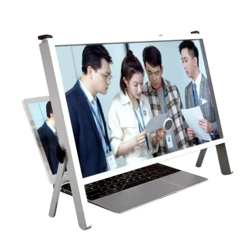 스탠드 독서확대경 노안 데스크탑 렌즈 클래식 돋보기 미세작업 탁상 루페 조명 글자 - 상세 이미지 2