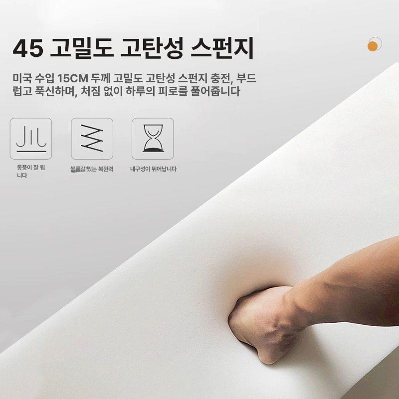 순면 등받이 쿠션 베개 대형 고밀도 커버 허리받침 자수 누빔 침대용 바디필로우 - 상세 이미지 2