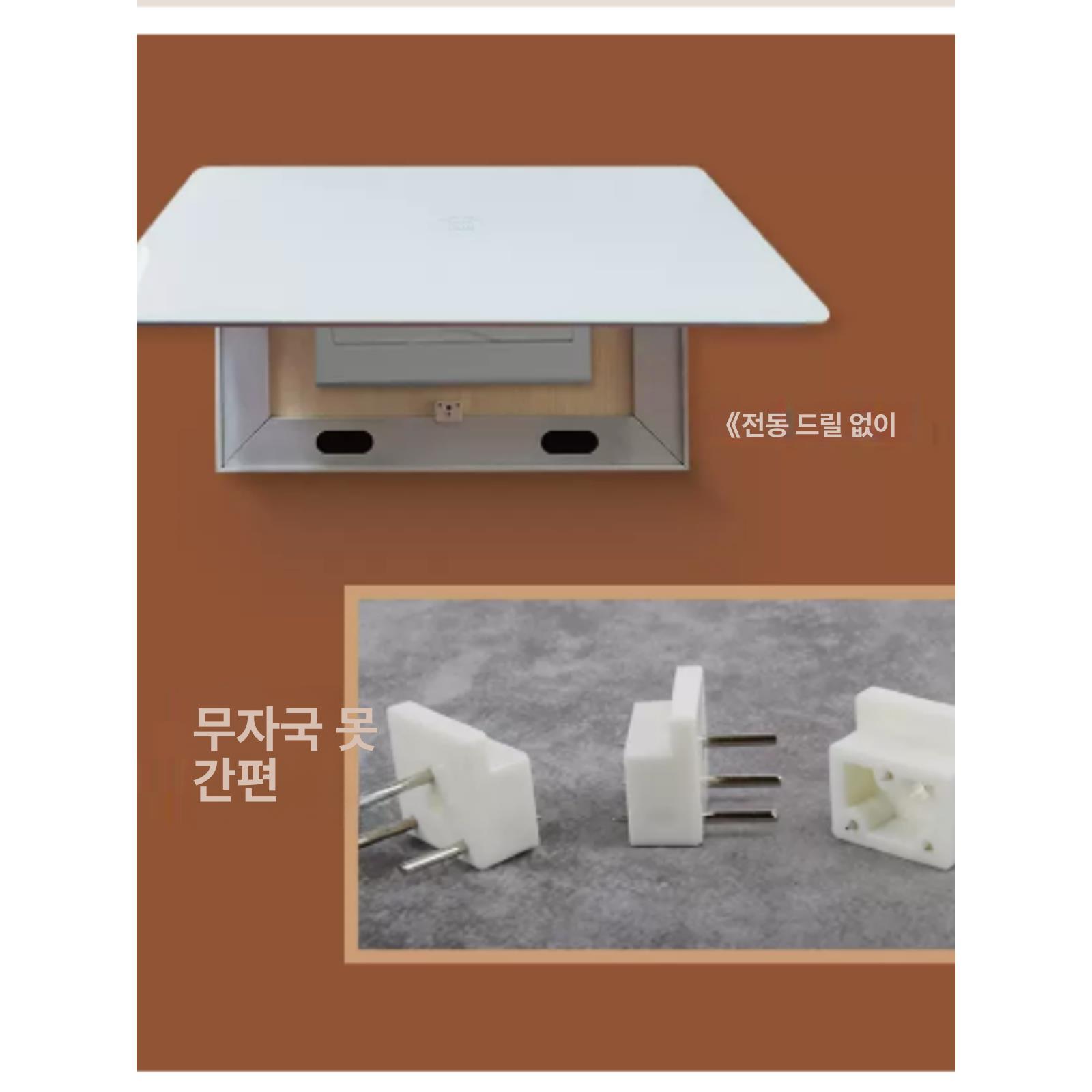 디지털 벽시계 무드조명 알람 시계 모던 감성 인테리어 수면유도 취침실 침실 거실 벽면 장식 LED 조명시계 - 상세 이미지 5