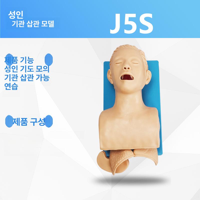 기관내삽관 실습 마네킹 성인용 응급처치 훈련 심폐소생술 CPR 연습모형 의료교육용 - 상세 이미지 3