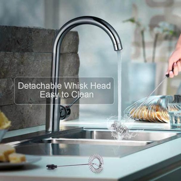 초고속 베이킹 충전식 미니 삼중층 핸드휘핑기 휴대용 머랭기 싱글 헤드 거품기 구동 - 상세 이미지 2
