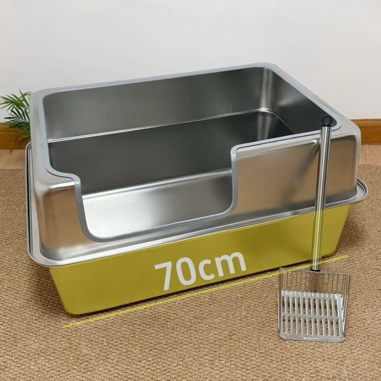 프리미엄 올스텐 초대형 70x50x30cm 고양이화장실 배변통 특대형 - 상품 이미지