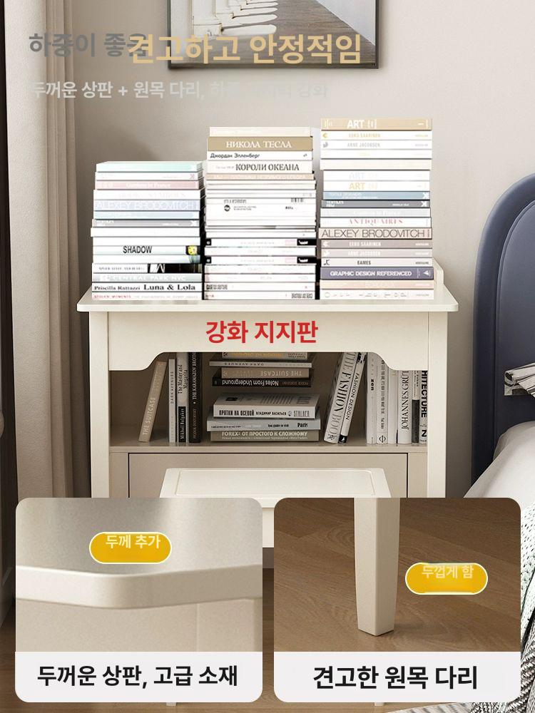 폴딩책상 원룸 코너 작업대 간이 컴팩트 수납 틈새활용 확장형 좌식책상 - 상세 이미지 4