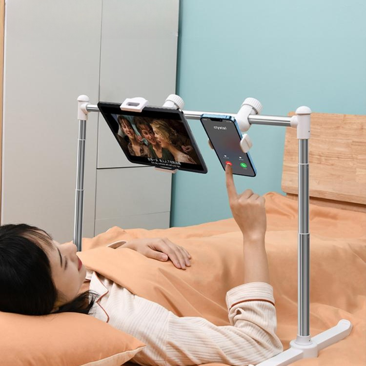 핸드폰 거치대 누워서 보기 침대 책상 탁상용 태블릿 각도조절 스탠드 - 상품 이미지