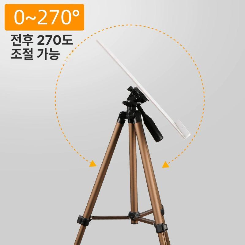 미술 그림 받침대 철제 알루미늄 스탠드 휴대용 거치대 전시 포스터 대형 초보자용 - 상세 이미지 4