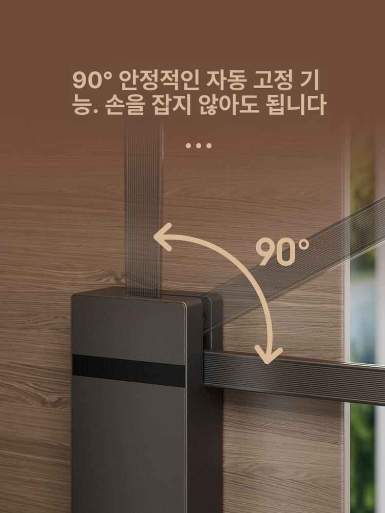 옷걸이 풀다운 옷장 행거 승강식 의류 리프팅 클로젯 막대 모카 조절 버퍼 - 상세 이미지 3