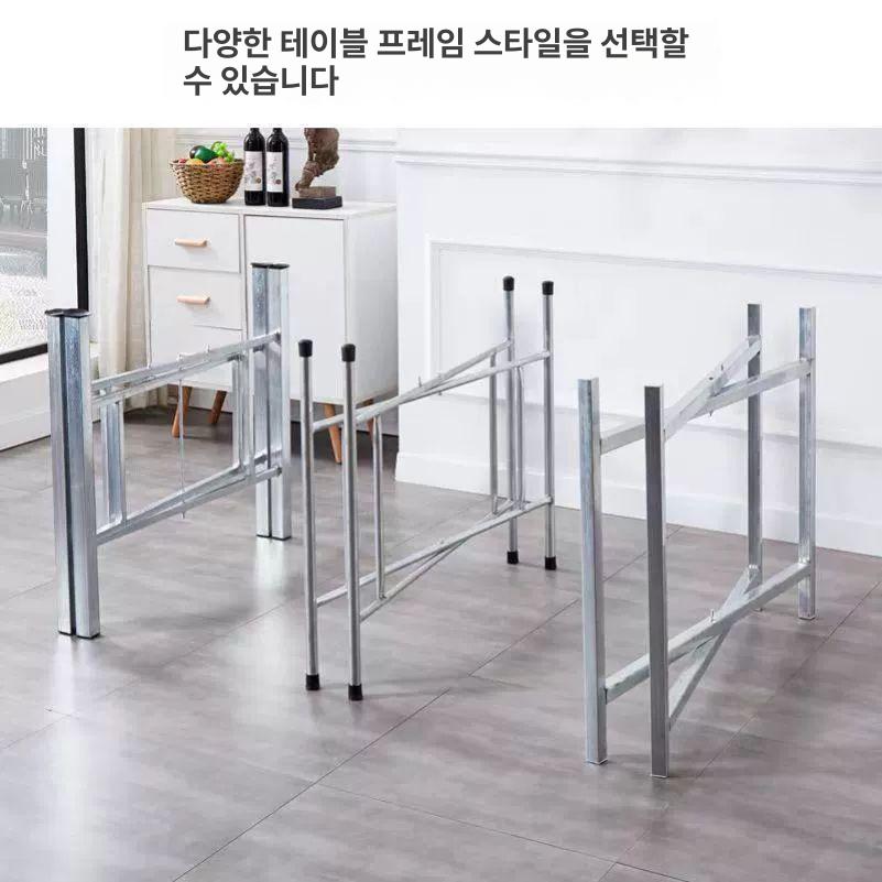 철제 테이블 다리 미니 탁자 스탠드 조립식 식탁 하부 철재 다리 지지대 식탁다리 - 상세 이미지 5