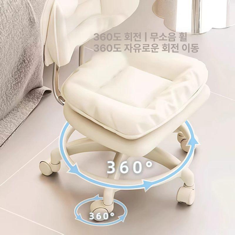 이동식 낮은 작업의자 바퀴달린 미니 청소용 회전 스툴 - 상세 이미지 4