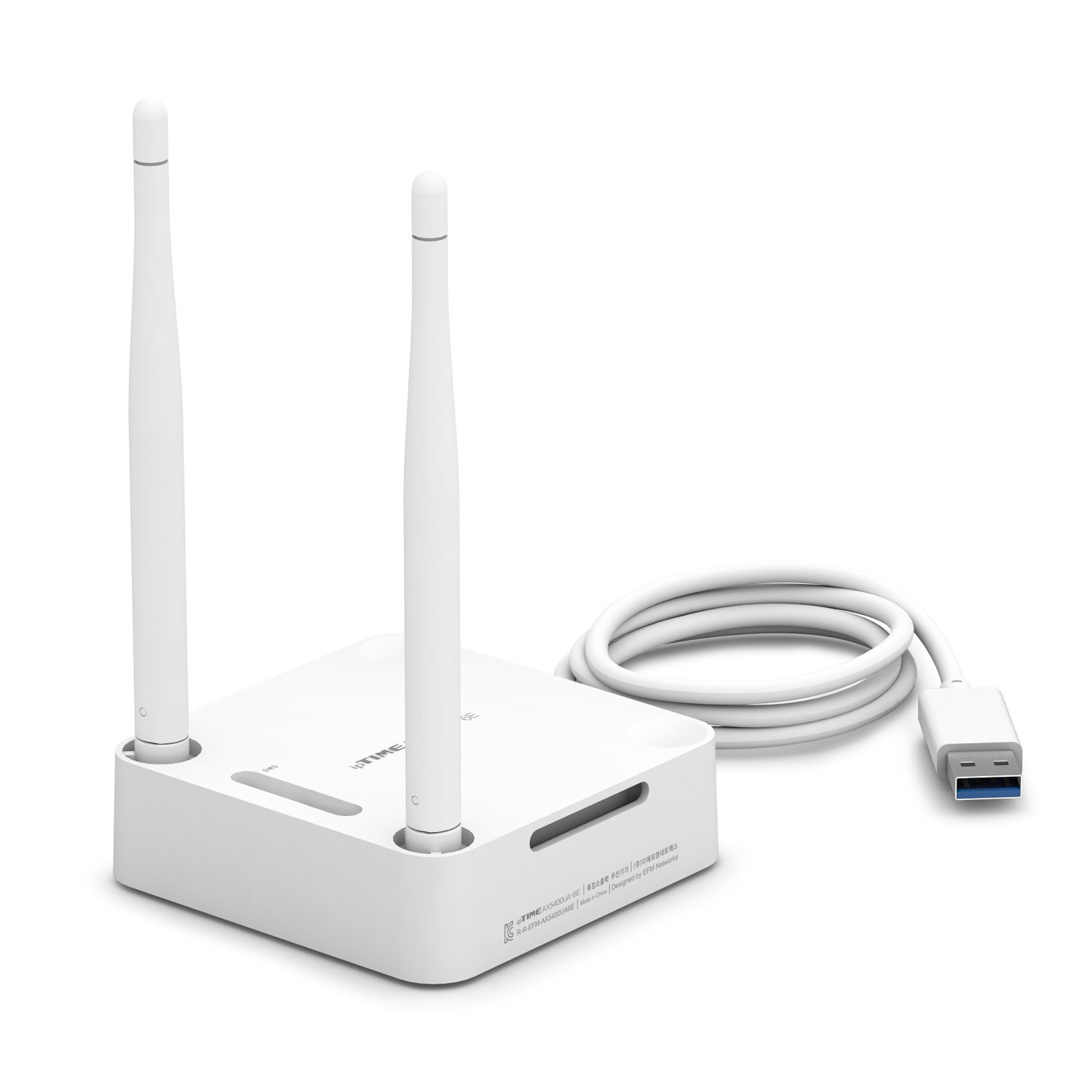 ipTIME AX5400UA-6E 트라이밴드 무선랜카드 외장형 안테나 인터넷 송수신 건물 - 상세 이미지 4