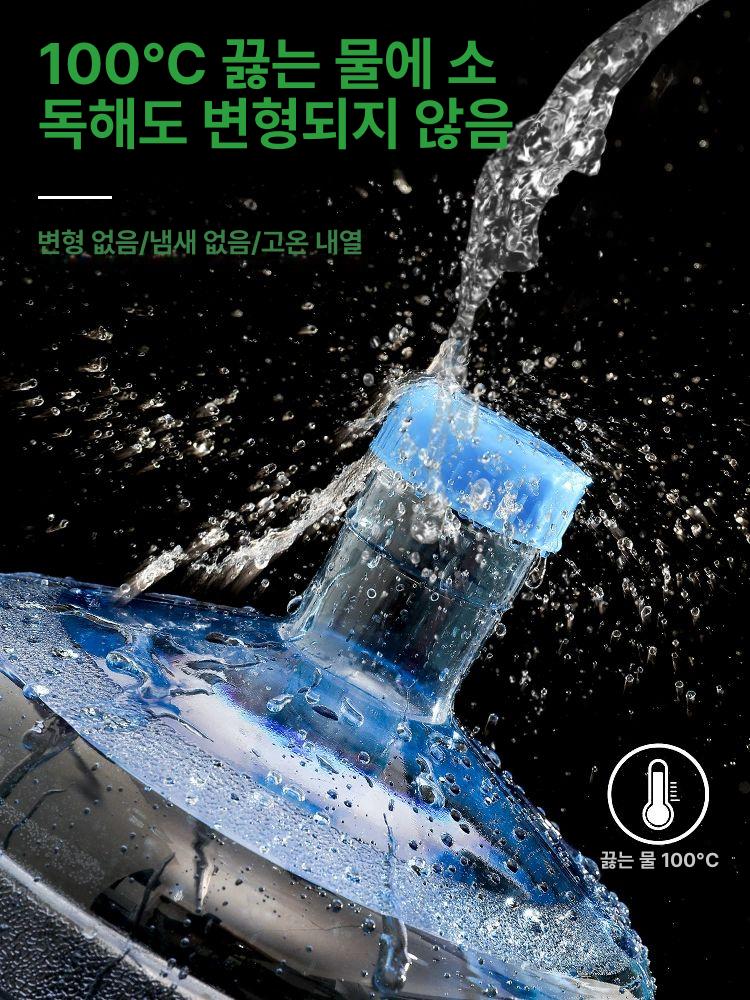 정수기 물통 휴대용 생존 디스펜서 비상 야외 물병 워터 필터 펌프 캠핑용 여행 빨대 - 상세 이미지 2