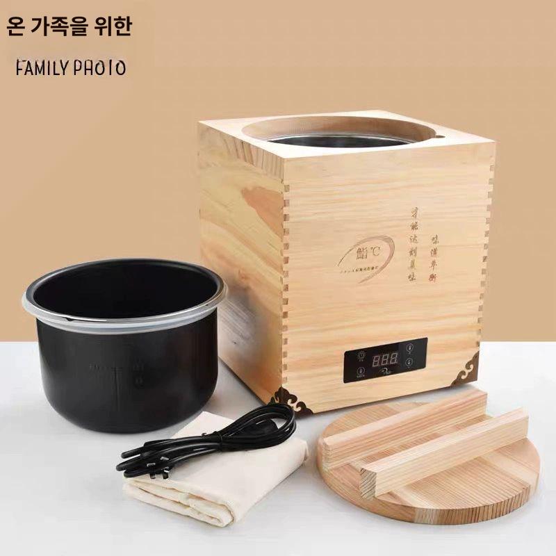 초밥 보온통 일본식 나무 단열 밥보온 전문점 주방용품 따뜻하게 보관 식당 식재료 냉동실 - 상세 이미지 2