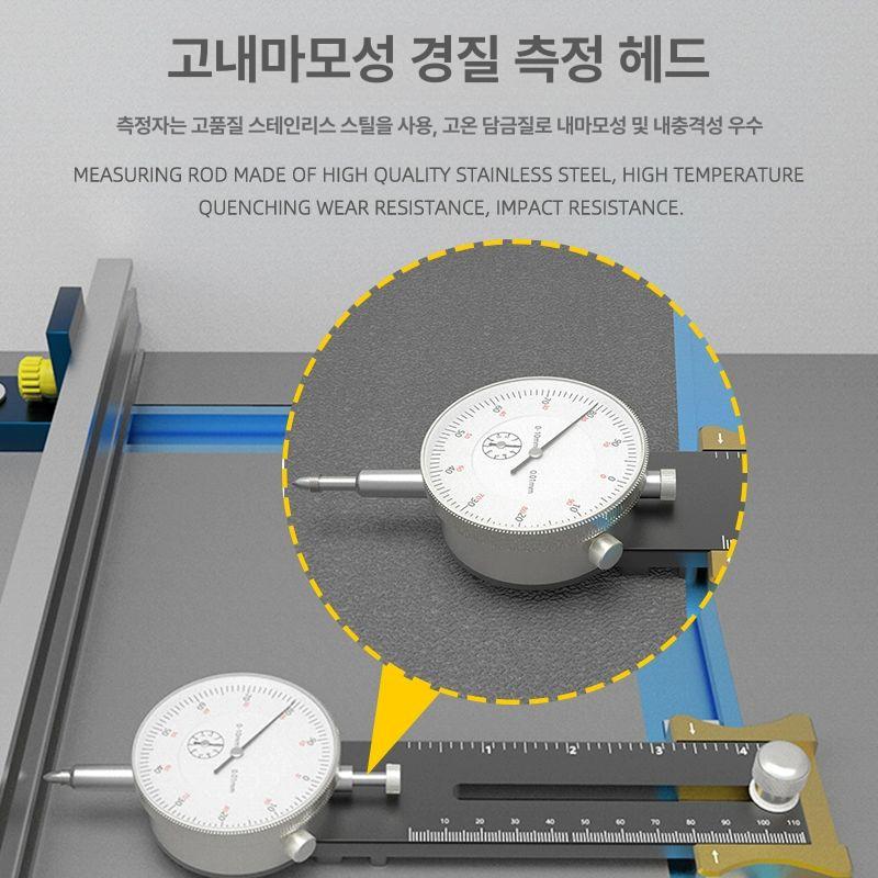 목공톱 톱다이 가이드 조기대 정밀 눈금자 게이지 휴대용 미니 집진 커팅 선반 - 상세 이미지 3