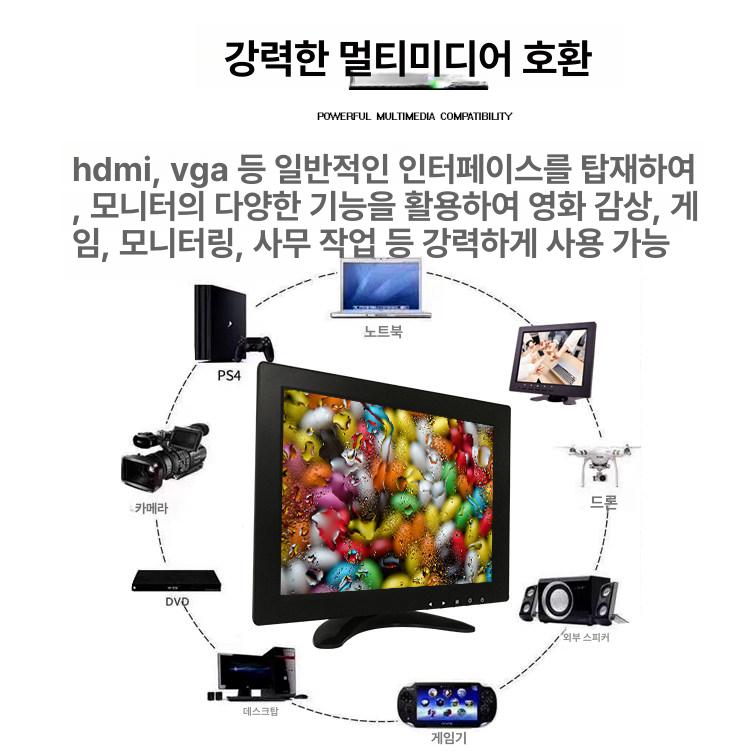포터블 모니터 15인치 세로형 터치 사무용 게이밍 확장 듀얼화면 휴대용 - 상세 이미지 4