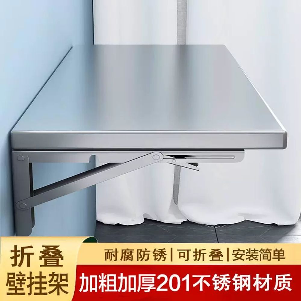 스텐 선반장 정리 사무실 무지주 조립 카페선반 수납선반 진열장 벽걸이선반 다용도랙 - 상세 이미지 3