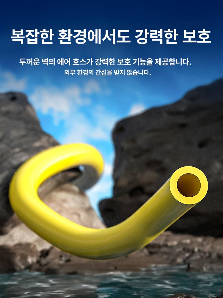 공압공구 에어건 호스릴 자동 수동 겸용 압축기 연결 냉각 정리 수납 - 상세 이미지 2