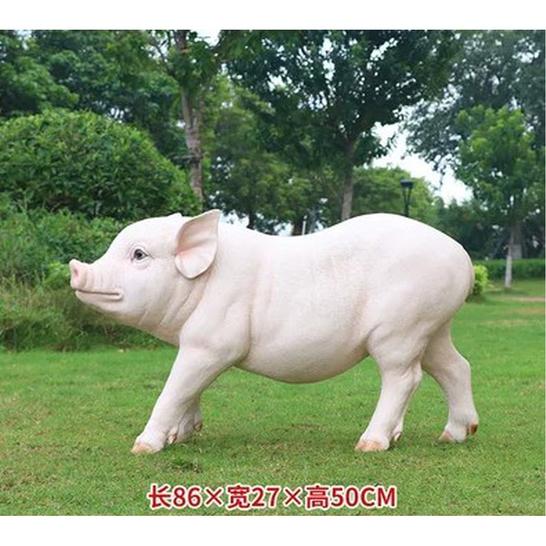 돼지 조각상 십 신 발광 - 상품 이미지