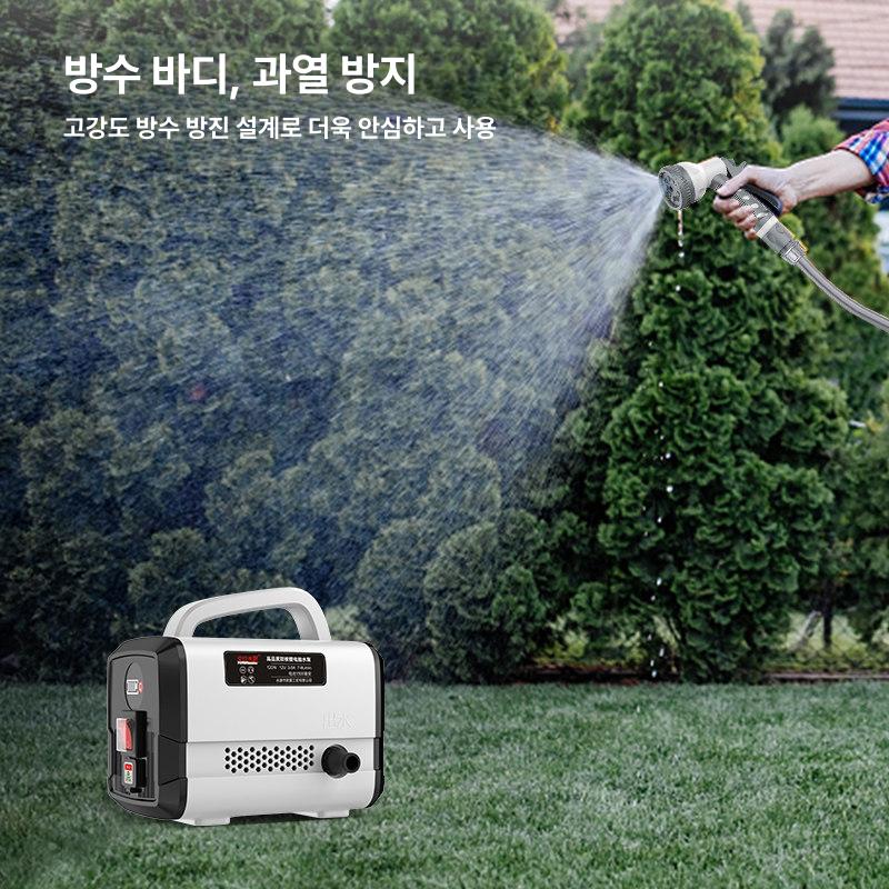 물 전기양수기 워터펌프 텃밭 농업용 원예 과수원 정원 주말농장 급수기 배수 - 상세 이미지 5