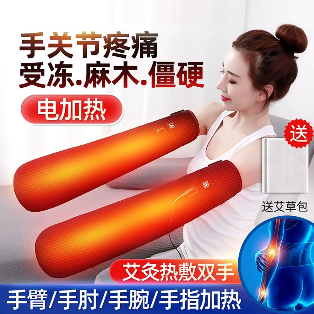 전기 손마사지기 핸드 손바닥 에어백 온찜질 지압 주무름 압박 근육 손안마기 압력 - 상세 이미지 3
