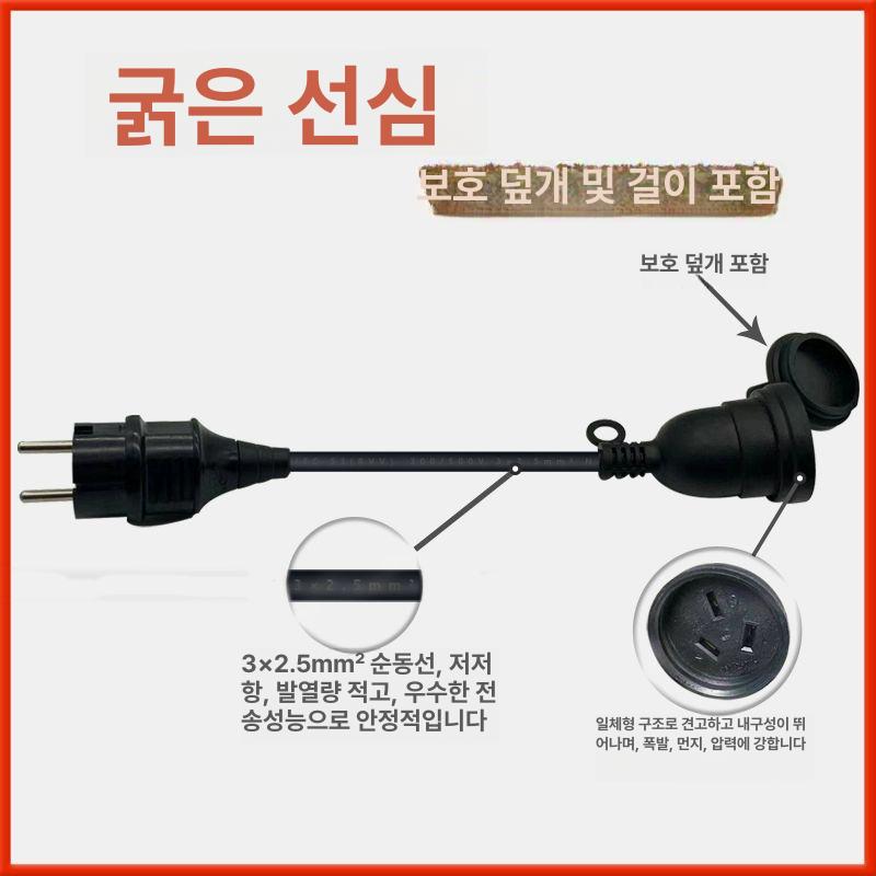 멀티탭 안전 보호덮개 도어 차단 전자제품 콘센트 커버 영유아 감전 방지 안전장치 - 상세 이미지 5