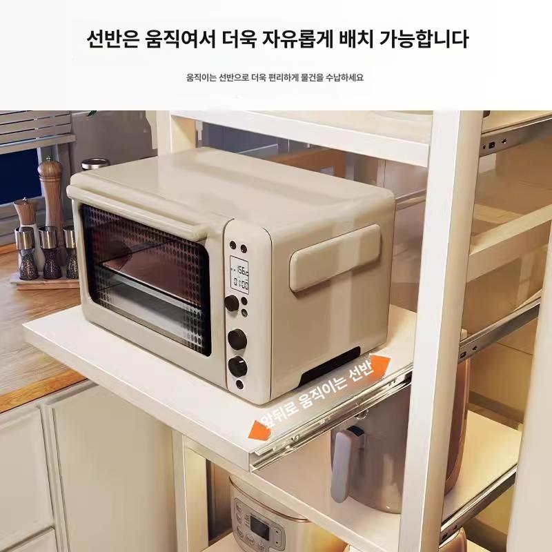 다용도 틈새장 정리 수납 이동식선반 높이 폭좁은 바퀴형 슬라이딩선반 슬림선반 보관 - 상세 이미지 4