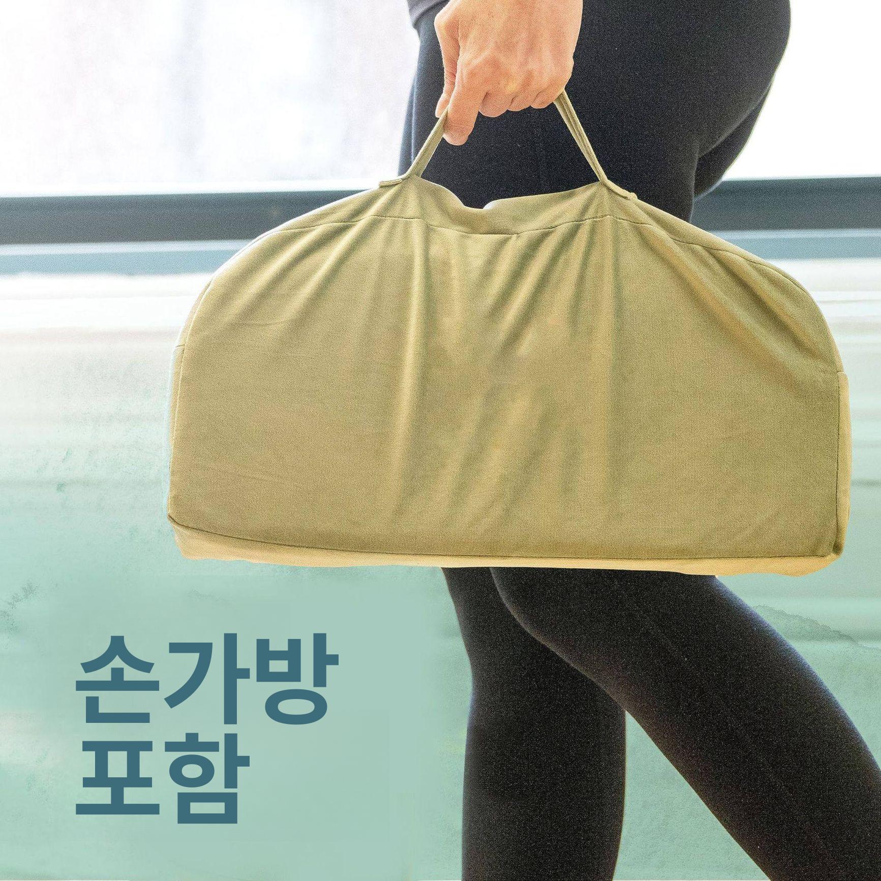 명상 집중 가부좌 요가 좌식의자 양반다리 접이식 휴대용 명상용품 - 상세 이미지 4