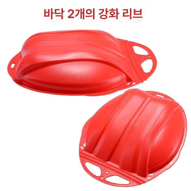눈썰매 보드 성인용 좌식 겨울 레저 강화 내구성 슬라이더 얼음 패드 겨울놀이용 - 상세 이미지 5