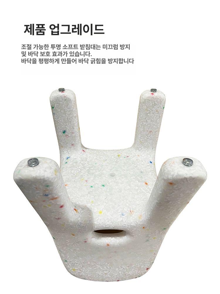 테라조스툴 미니의자 인테리어소품 플라스틱 체어 - 상세 이미지 2