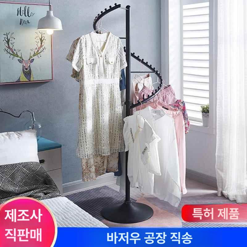 의류 회전행거 진열 옷가게 회전형 전시 디스플레이 옷걸이 랙 돌아가는 라운드 직경 - 상세 이미지 2