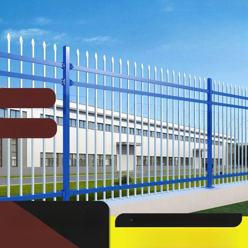 철제담장 주물 마당 주택 펜스 울타리 대문 철재 가림막 난간대 학교 높이 발코니 - 상세 이미지 3