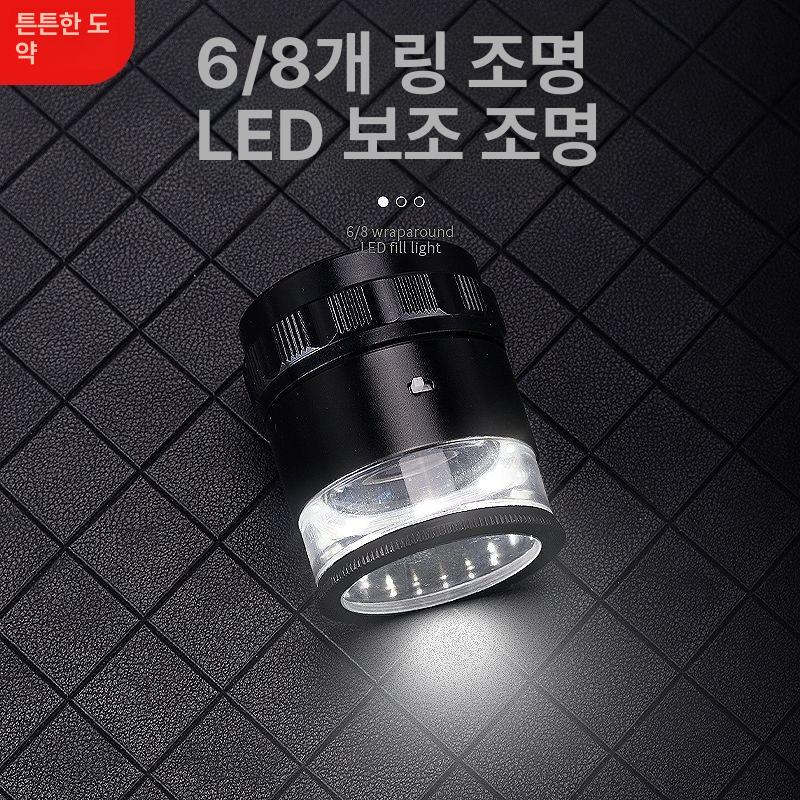 원통 미세확대경 수리용 휴대용돋보기 미세작업 관찰 루페 검사용 산업용 고배율렌즈 - 상세 이미지 2