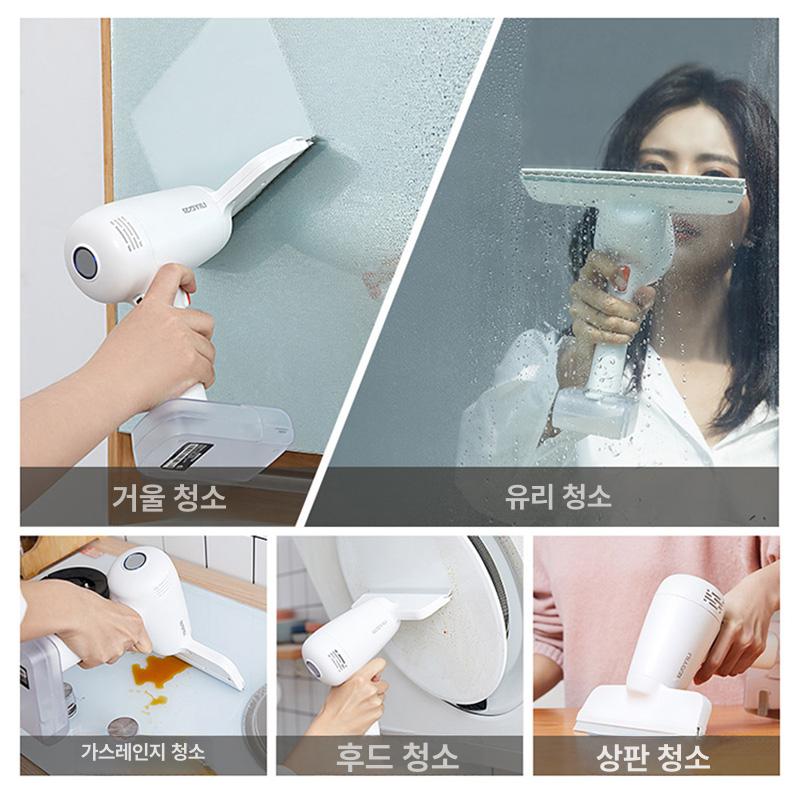 브러쉬 창문청소기 창틀 제거기 유리창닦이 와이퍼 핸드스퀴지 창문핸디청소기 클리닝 - 상세 이미지 3