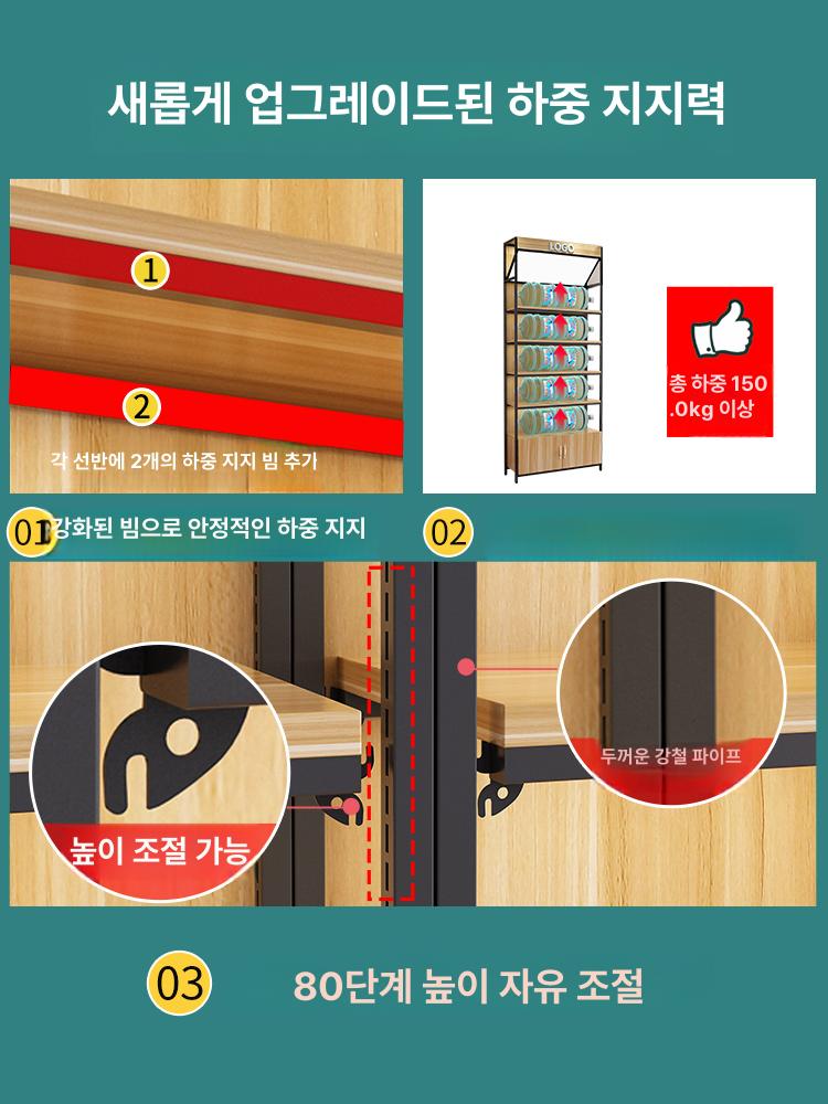 폰케이스 매대 액세서리 진열대 매장용 쇼케이스 캐비닛 디스플레이 스탠드 선반 - 상세 이미지 4