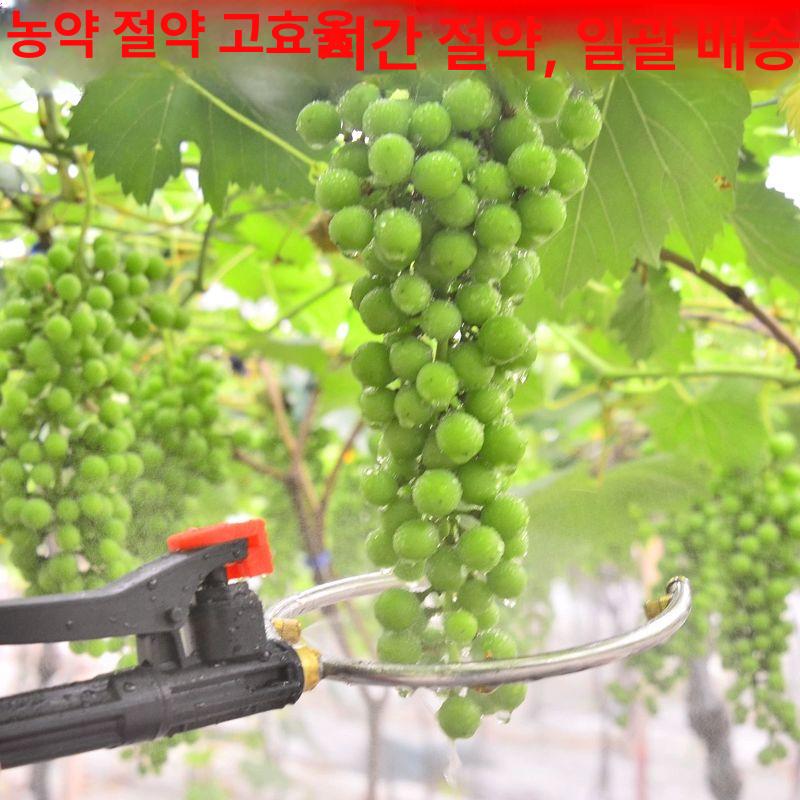 고압 분무기 핸들 교체용 약액 분사 노즐 수동 조절식 나사 부속품 세트 이미지 6