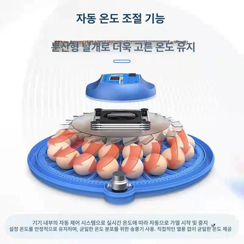 스마트 미니계란부화기 가정용 병아리부화기 조류 인큐베이터 디지털 반자동 인공 - 상세 이미지 4