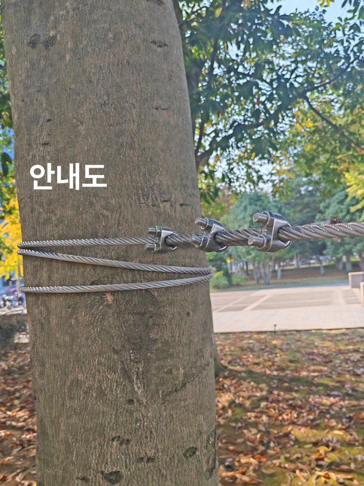 짚라인 와이어 로프 도르래 야외 케이블 횡단 견인 다용도 등강기 등반 - 상세 이미지 3