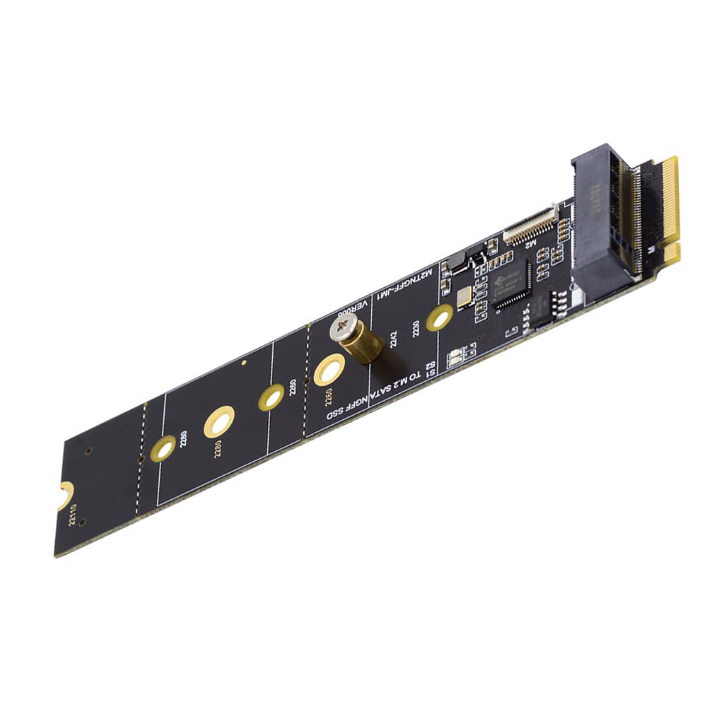 Cablecc SATA NGFF 키 B+M SSD 어댑터 마더보드 to 컨버터 2280 카드 JMB582 M-Key NVME 데스크탑 NGFF to NVME - 상품 이미지