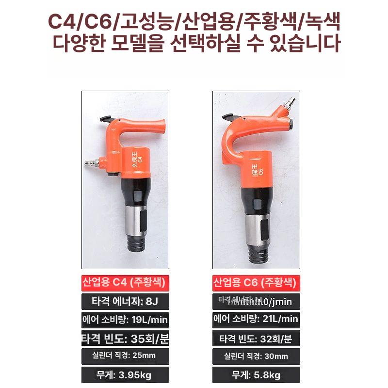 산업용 해머 콘크리트 치핑 공구 에어 펀처 진동 드릴 비트 교체 부품 철거 작업용 - 상세 이미지 2