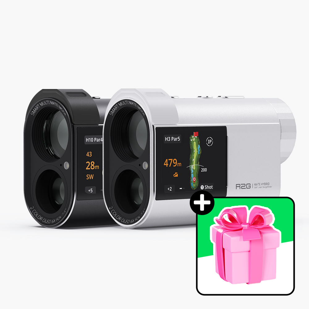 알투지 메이트 하이브리드 레이저 GPS 지자기 골프 거리측정기 R2G MATE HYBRID