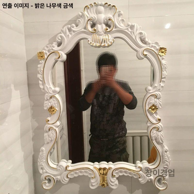 벽거울 욕실거울 화장실거울 현관거울 침실거울 거실거울 골드프레임거울 홈데코 인테리어소품 - 상세 이미지 3