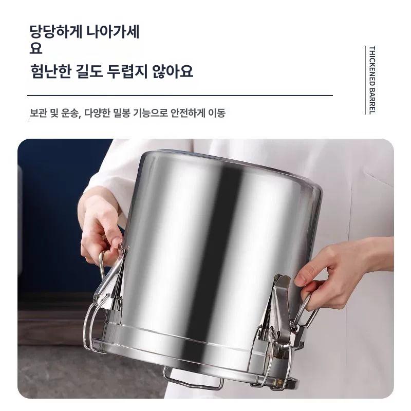 대형곰솥 대형육수통 스텐육수통 스테인레스 곰솥냄비 대형국통 스텐들통 식당 이미지 6