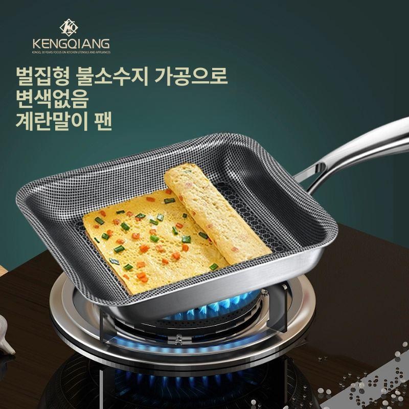 계란말이팬 미니 사각형 다용도 조리팬 가정용 주방 조리도구 냄비 - 상세 이미지 3