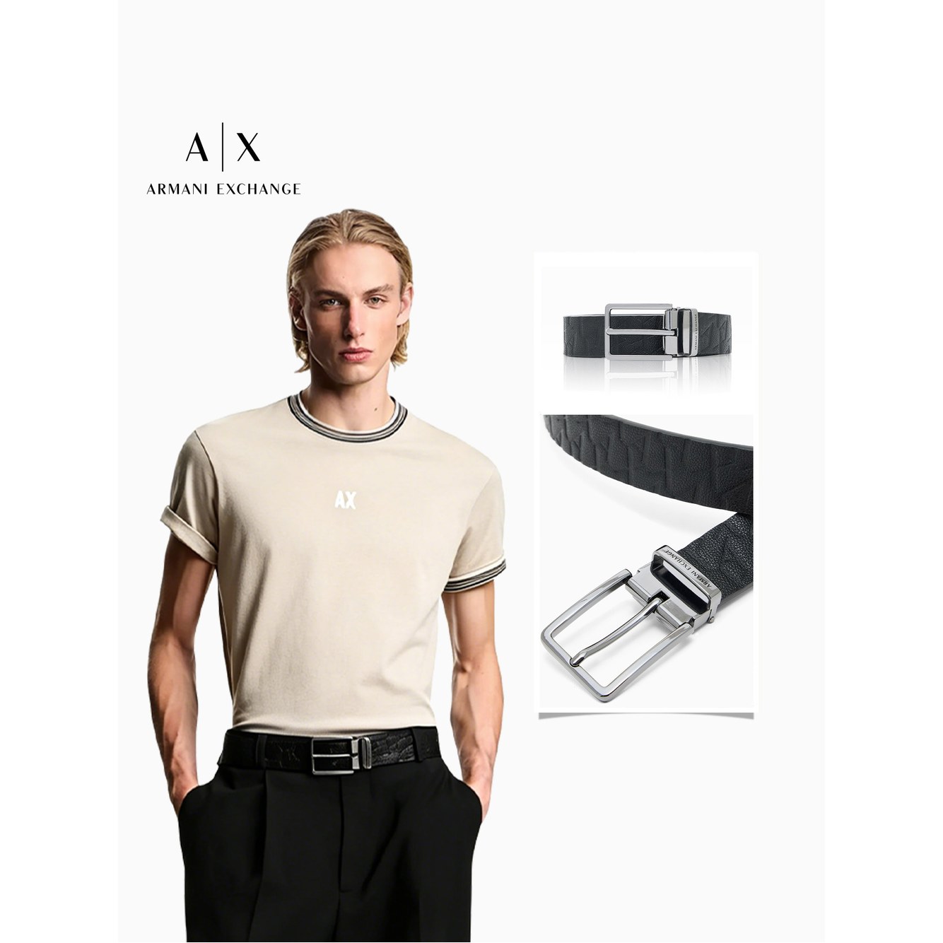 골프벨트 골프용품 벨트 키릿 보키 조정 AABT01 UC001 블랙 95cm - 상세 이미지 3